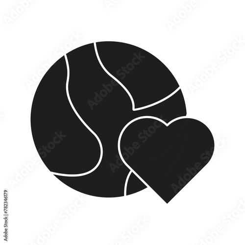 Charity - thin line vector icon set.