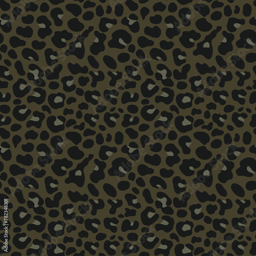  Leopard print seamless texture  cat background  stylish pattern for textiles
