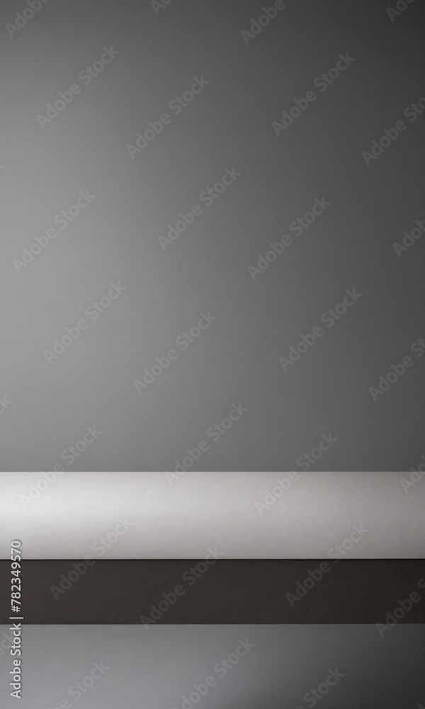 Empty table on a minimalist background for product presentation Empty table on a minimalist background for product presentation