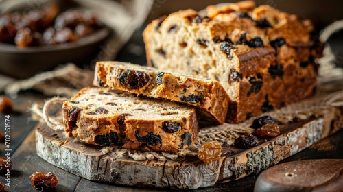 Irish cuisine, barmbrack is an Irish sweet bread, necessarily adding raisins or grapes. 