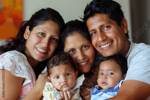 Happy Family at Home and Good Family Time Concept.