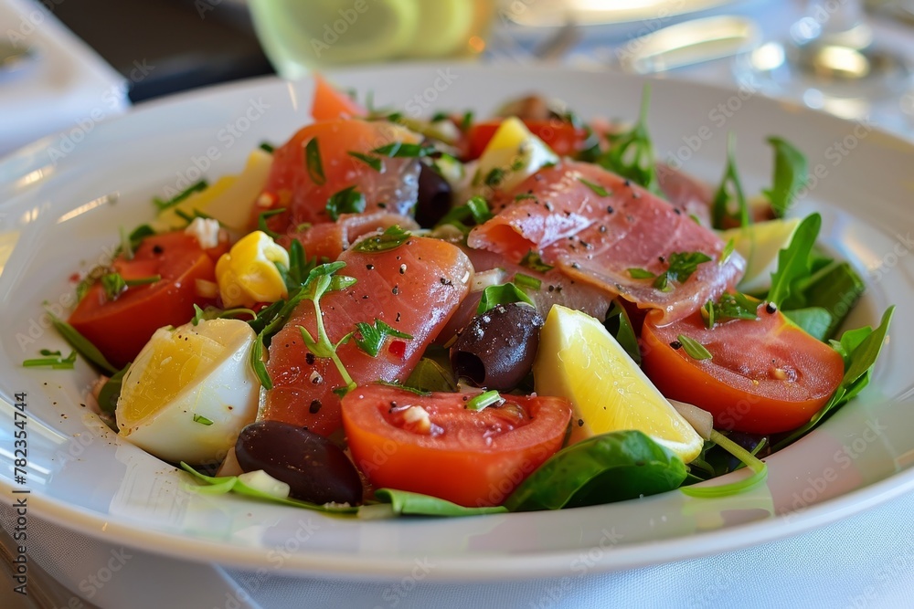 Delicious Nicoise salad