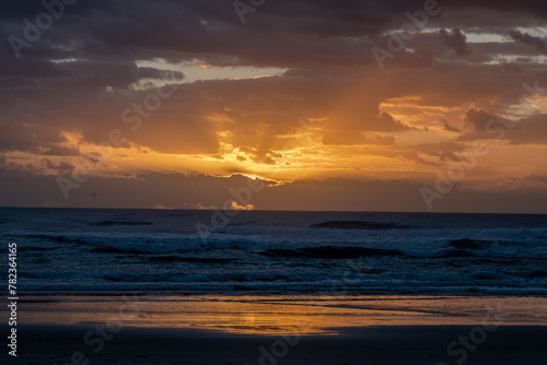 sunrise over the sea