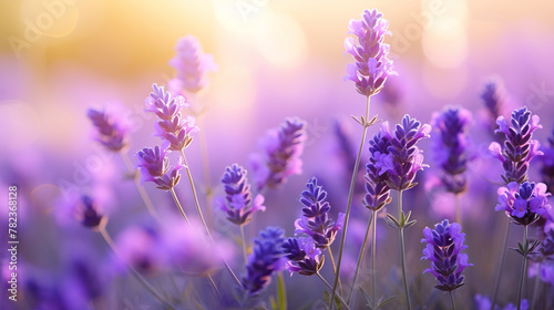 lavender flowers in a garden. © Shades3d