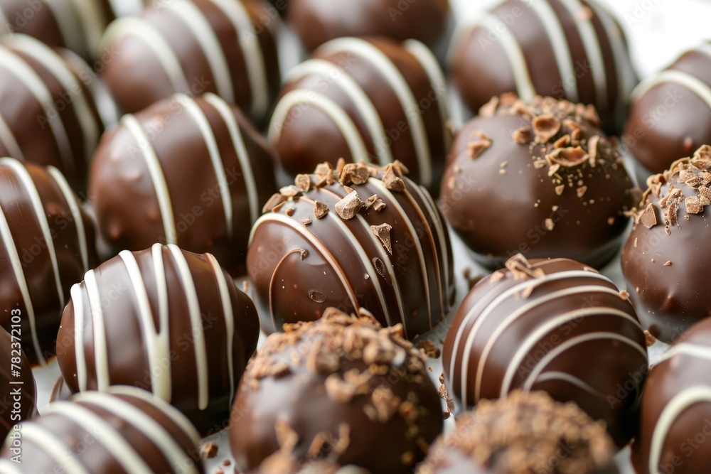 Ready to eat distinctive dark chocolate truffles Ready to eat distinctive dark chocolate truffles