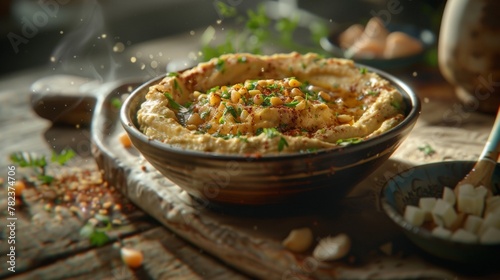 Israeli cuisine, Hummus. 