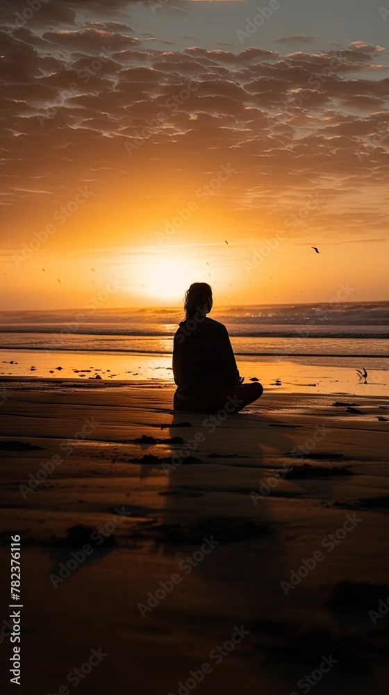 Meditation at Dawn Generative AI