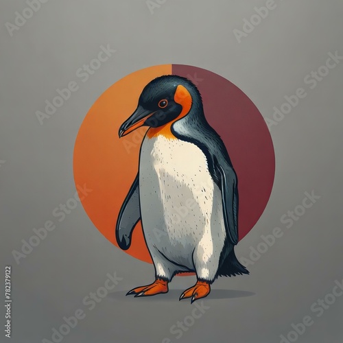 penguin on a branch