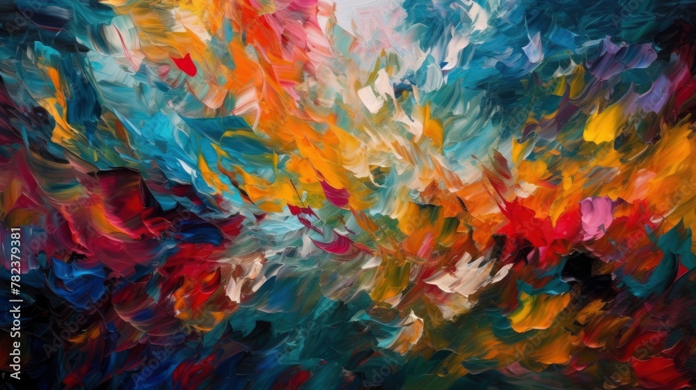 Vibrant Impressionist Artwork Generative AI