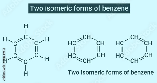 Aromatic compounds: one or more rings made up of carbon atoms are present containing alternate double and single bonds.