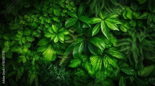 Abundant Foliage and Greenery Generative AI