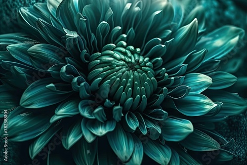 Vibrant Abstract Floral Artwork Generative AI