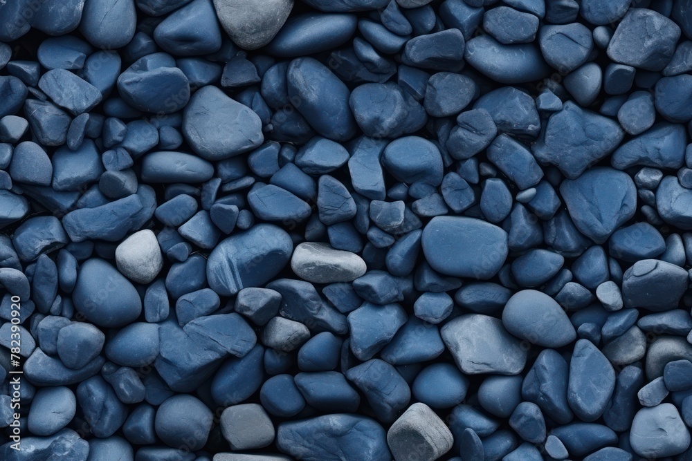 Detailed Blue Stone Texture Generative AI