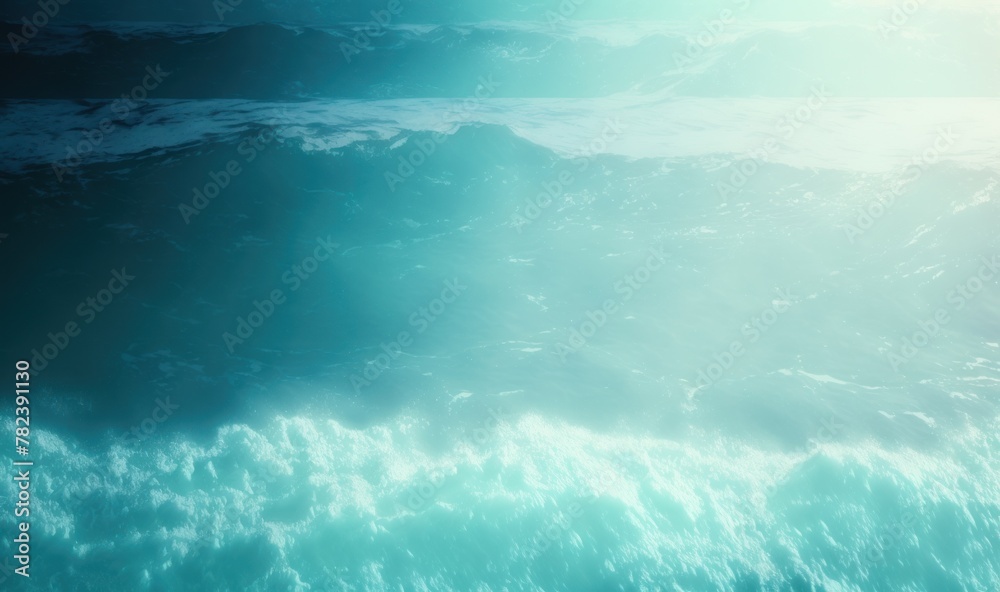 Fototapeta premium Ethereal Blue Water Texture Background Generative AI