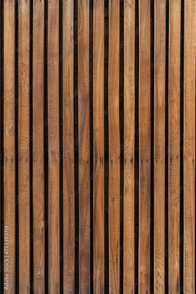 Vertical Brown Slats Background, Close-Up Shot Vertical Brown Slats Background, Close-Up Shot