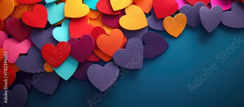 Various hearts expressing l...