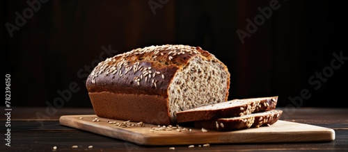 Close-up of wholegrain brea...