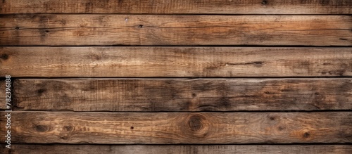 Wooden planks close-up on wall