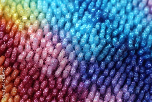 Vibrant Rainbow Gradient Abstract Background Generative AI