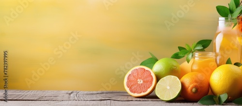 Table with assorted fruits ...