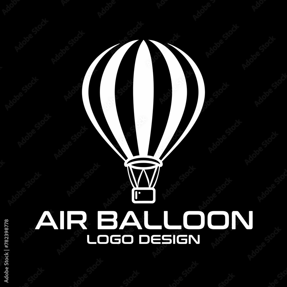 Air Balloon Vector Logo Design Air Balloon Vector Logo Design