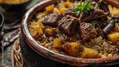 In the national cuisine of Jordan, Makluba (or Maklube) is a classic dish of the Middle East. 