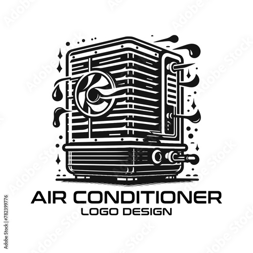 Air Conditioner Vector Logo Design