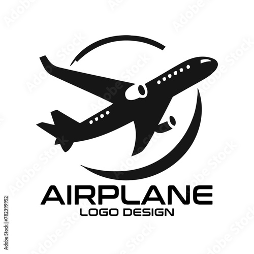 Airplane Vector Logo Design photo