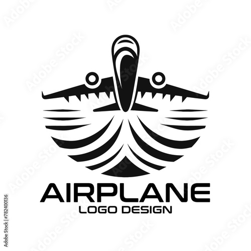 Airplane Vector Logo Design photo