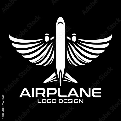 Airplane Vector Logo Design photo