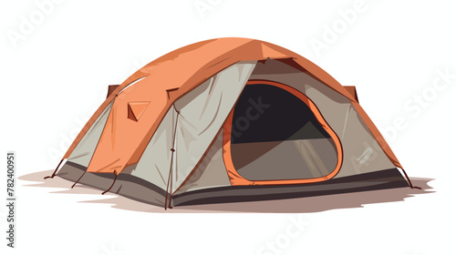 Camping tent. Dome shelter canvas. Camping concept. © Mishi