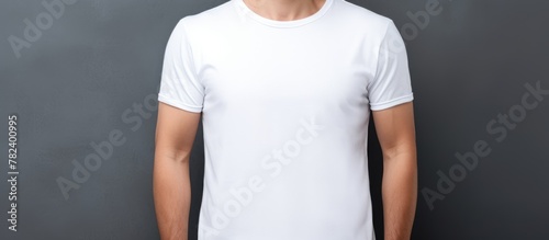Man in casual white shirt a...