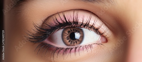 Woman's eye featuring drama...