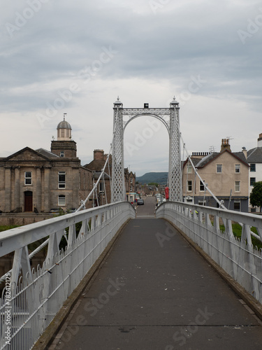 Greig Street Bridge en Inverness, Highlands, Escocia, Reino Unido