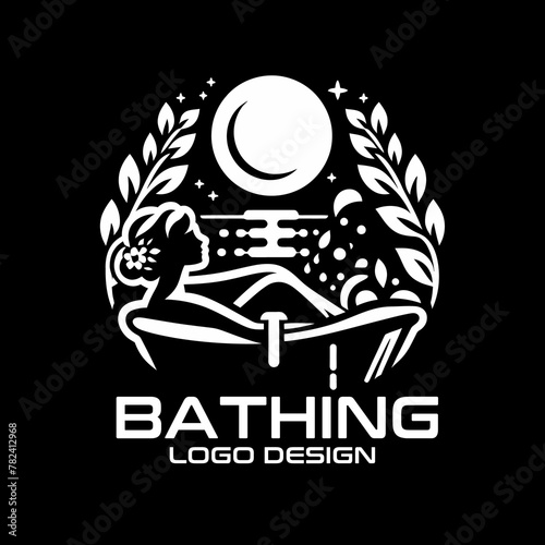 Bathing Vector Logo Design