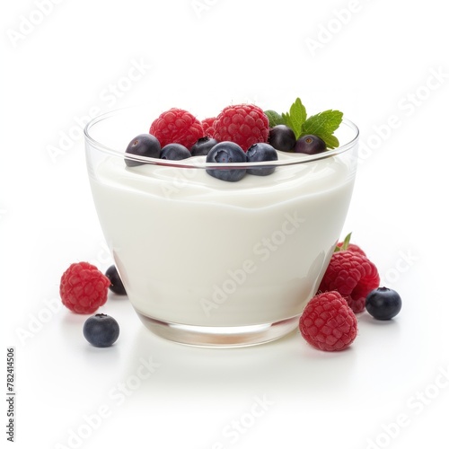 Minimalist Yogurt Product Photography Generative AI