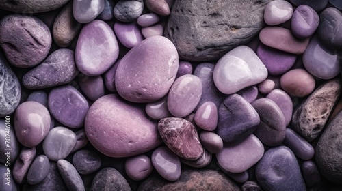 Lilac Purple Textured Stone Background Generative AI