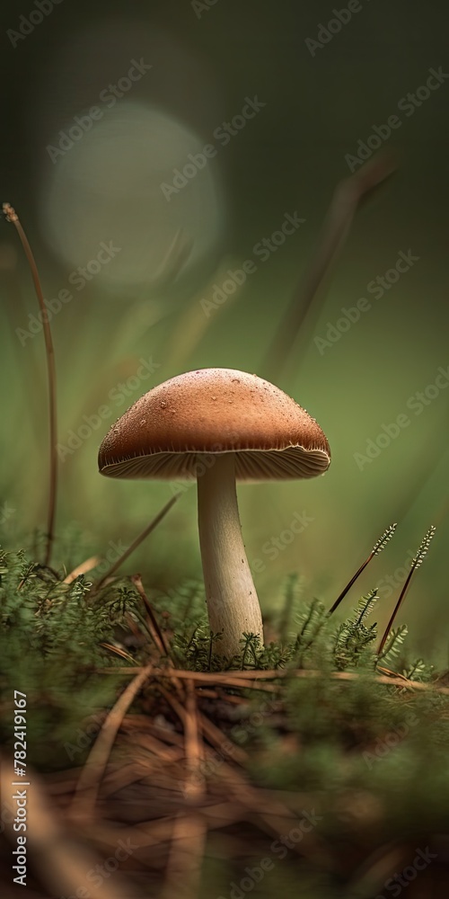 Enchanting Mushroom Macro Photography Generative AI Enchanting Mushroom Macro Photography Generative AI