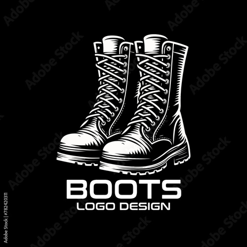 Boots Vector Logo Design