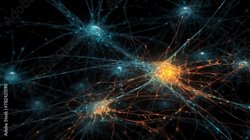 Intricate Neural Connections Generative AI