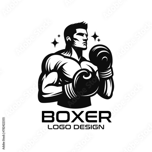 Boxer Vector Logo Design