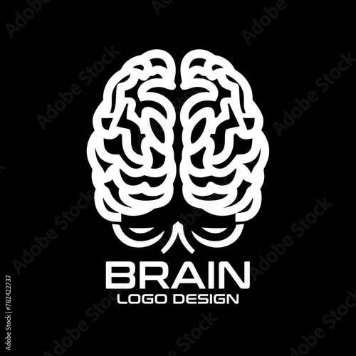 Brain Vector Logo Design