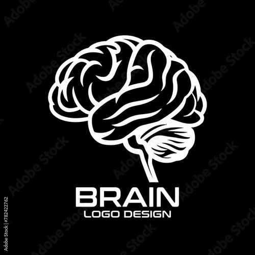 Brain Vector Logo Design