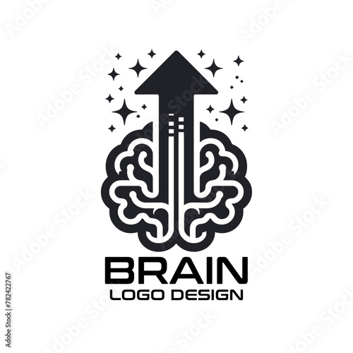 Brain Vector Logo Design