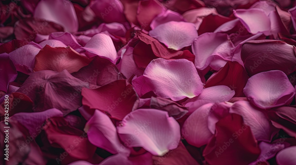 Romantic Pink Rose Petals Floral Background Generative AI Romantic Pink Rose Petals Floral Background Generative AI