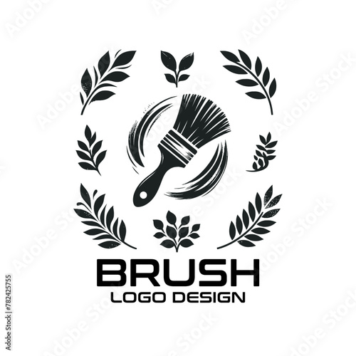 Brush Vector Logo Design