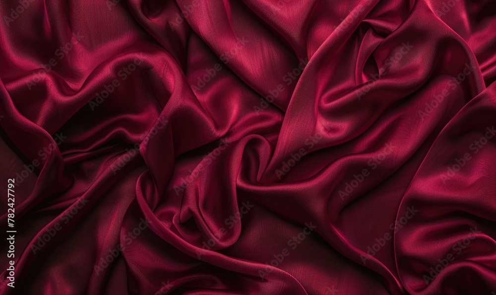 background covered in opulent silk fabric in deep ruby red background covered in opulent silk fabric in deep ruby red