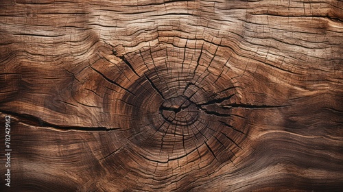 Warm and Rustic Wood Grain Abstract Generative AI