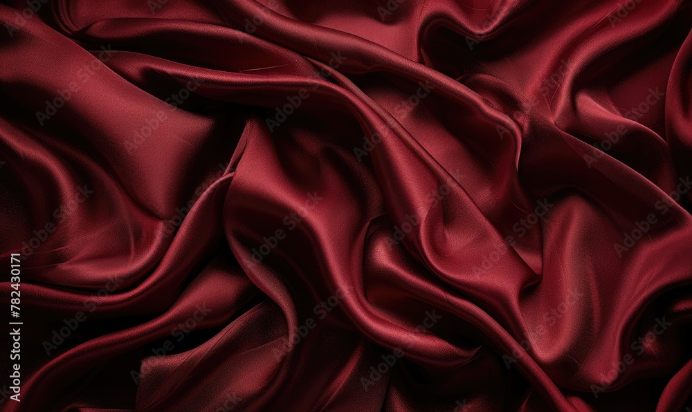 abstract background covered in sumptuous silk fabric in rich burgundy abstract background covered in sumptuous silk fabric in rich burgundy