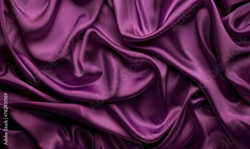 background adorned with lavish satin material in opulent royal purple